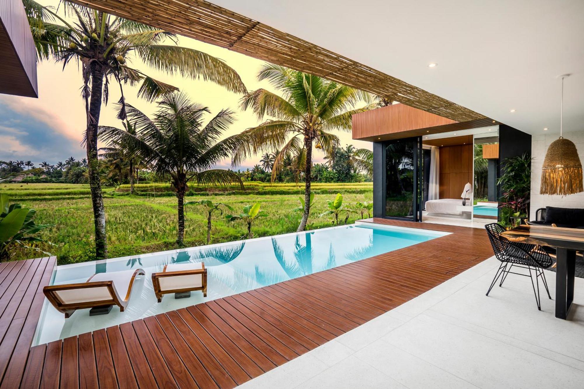 Green Flow Ubud Villas I Szoba fotó