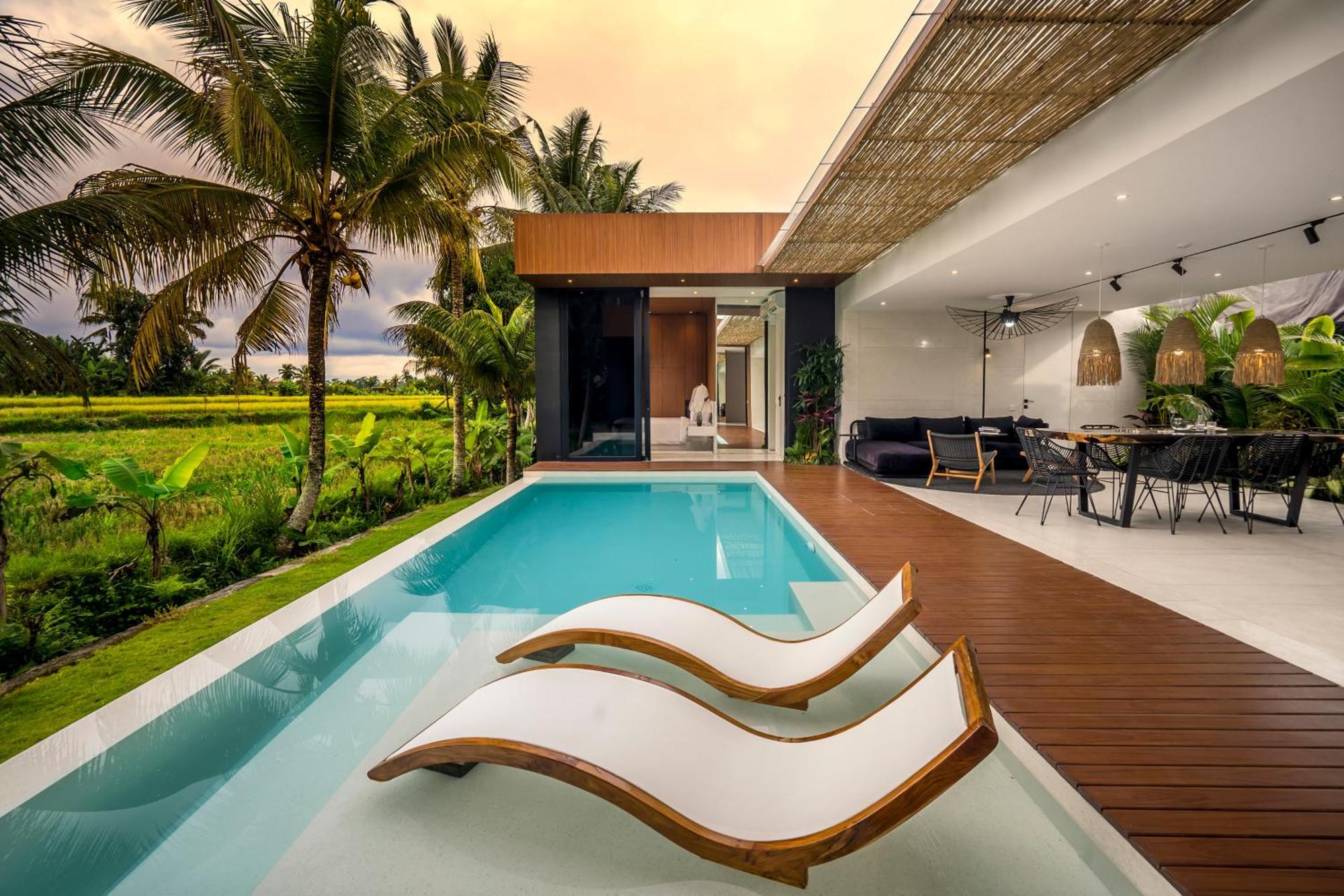 Green Flow Ubud Villas I Szoba fotó